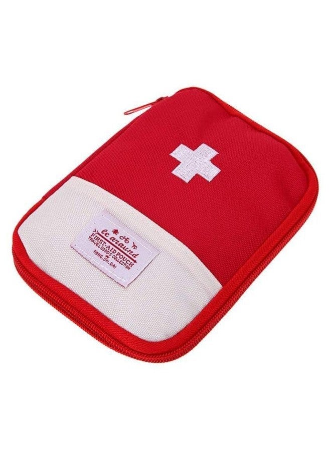 VETERIT 1 Pack Travel Mini First Aid Kit Bag, Portable Medicine Storage Bag Drug Packing Bag for Outdoor | Travel Pouch Medicine Storage Bag - Image 1